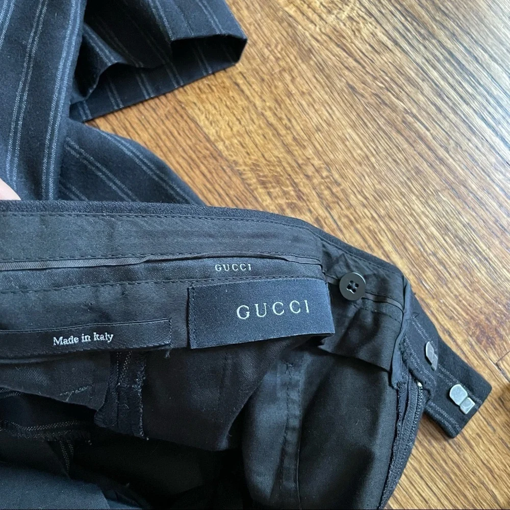 Gucci wool striped Pants